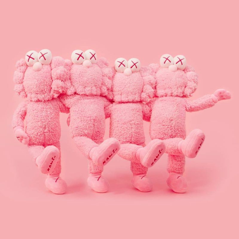 Kaws Pink BFF Plush Figure