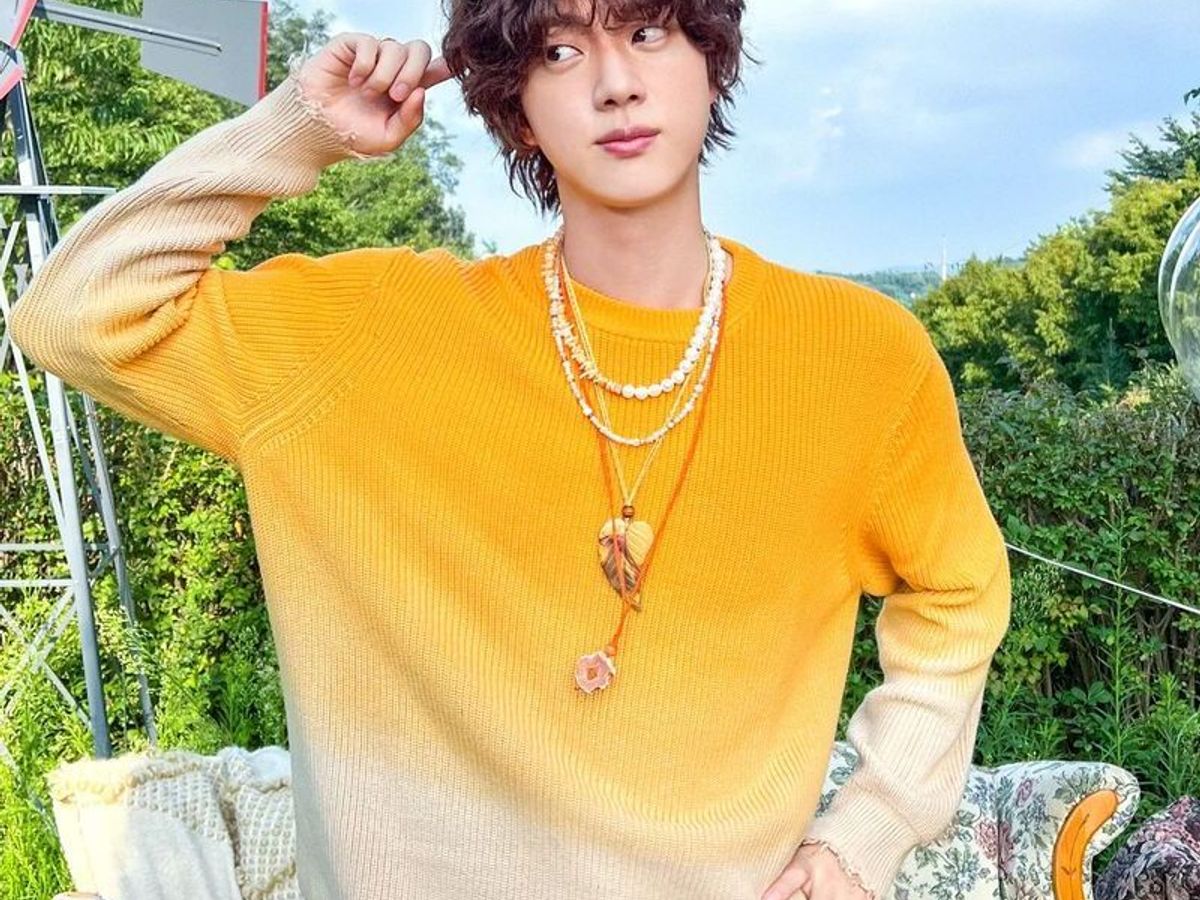 Jungkook yellow sweater cheap