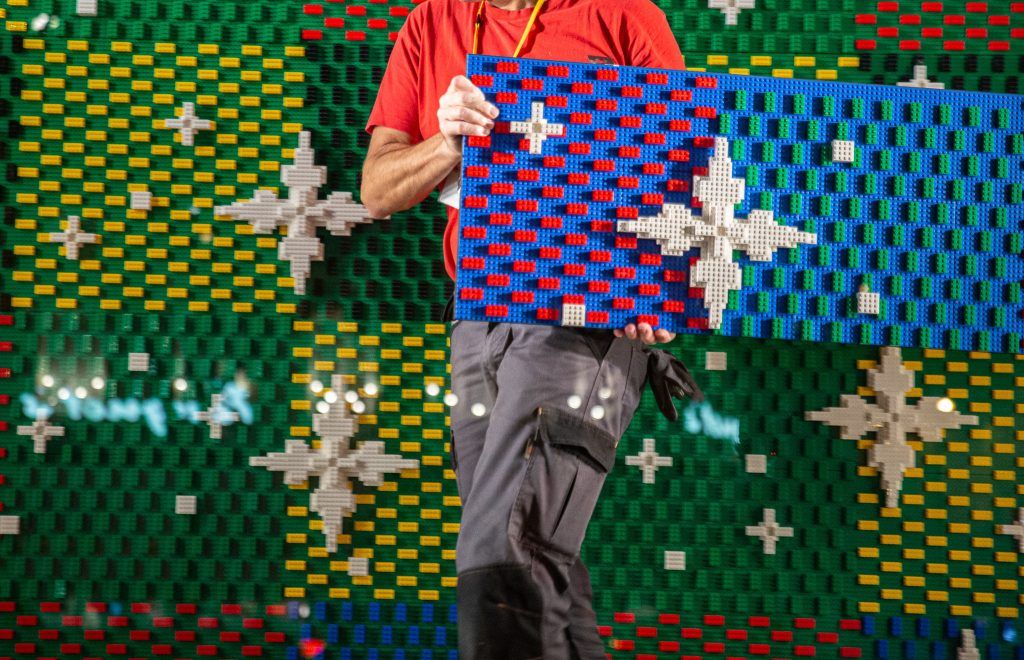 LEGO partners with Louis Vuitton for shining window displays