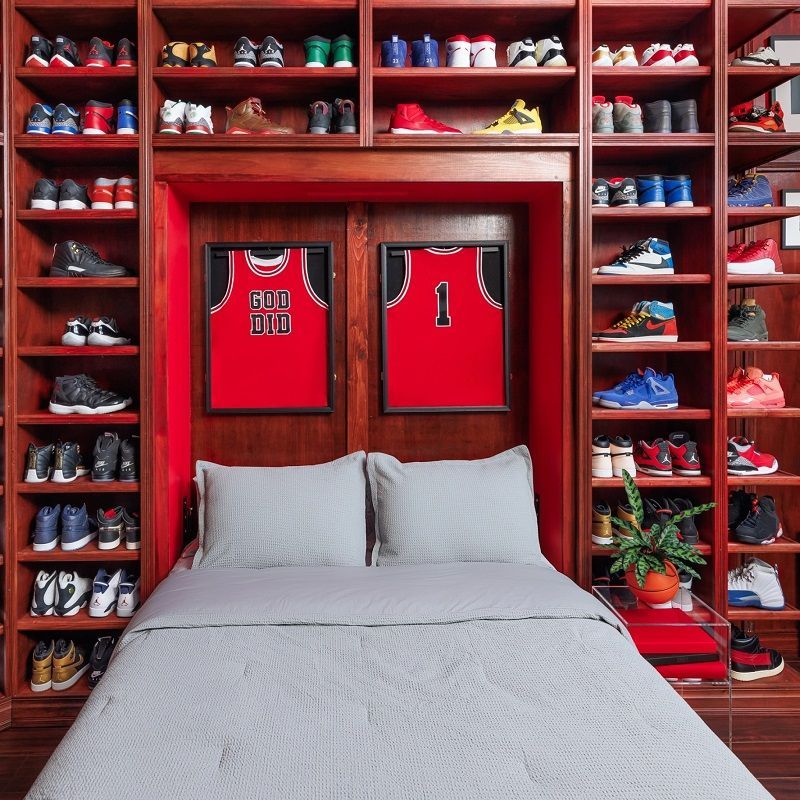 DJ Khaled is offering an Airbnb stay in his sneaker closet