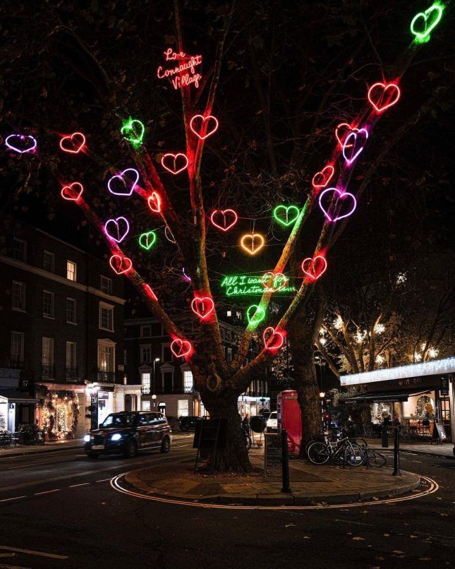 best Christmas lights displays in the world London