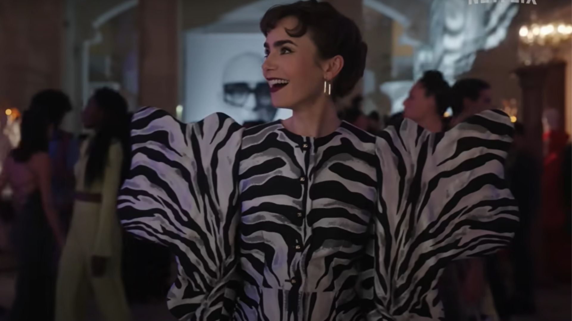 16 of Lily Collins' most stylish outfits on Emily in Paris season 3,  ranked: from Moschino's pointed-shoulder minidress and Miu Miu's paisley  print jacket, to Balmain and Dolce & Gabbana galore