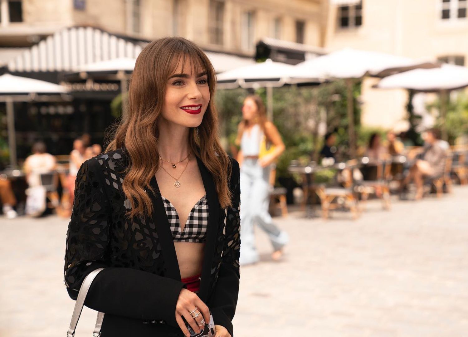 Lily Collins Outfits: Lily Looks Very Un-Emily in Paris Lately - FASHION  Magazine