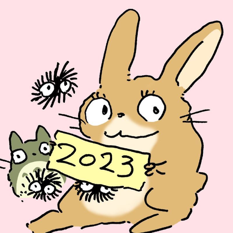 Nengajo card featuring Hayao Miyazaki art for 2023 ‘Year of the Rabbit’ unveiled