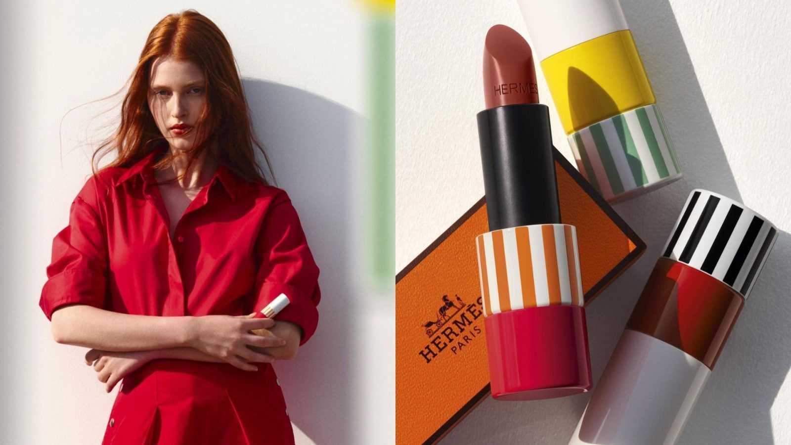 Hermes Rouge Hermes Shiny Lipstick, Limited Edition - Brun Yachting