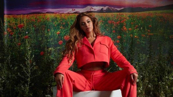 New Adidas x Beyonce Ivy Park sneakers comes in an orange colorway