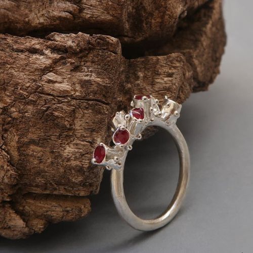 Серебряное кольцо Jeweller Soul с красным кораллом