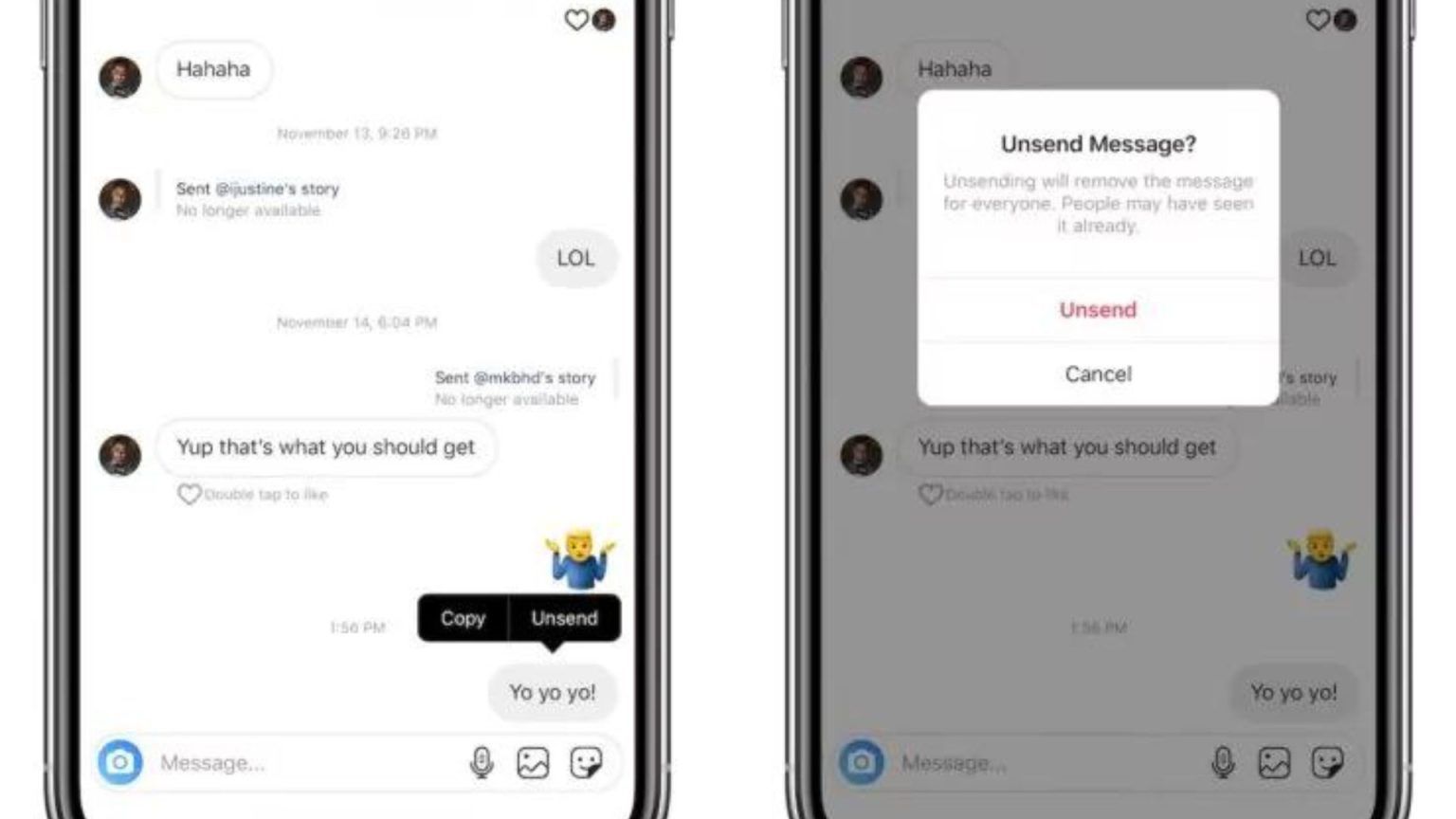 Here's How You Can Unsend An Instagram Message
