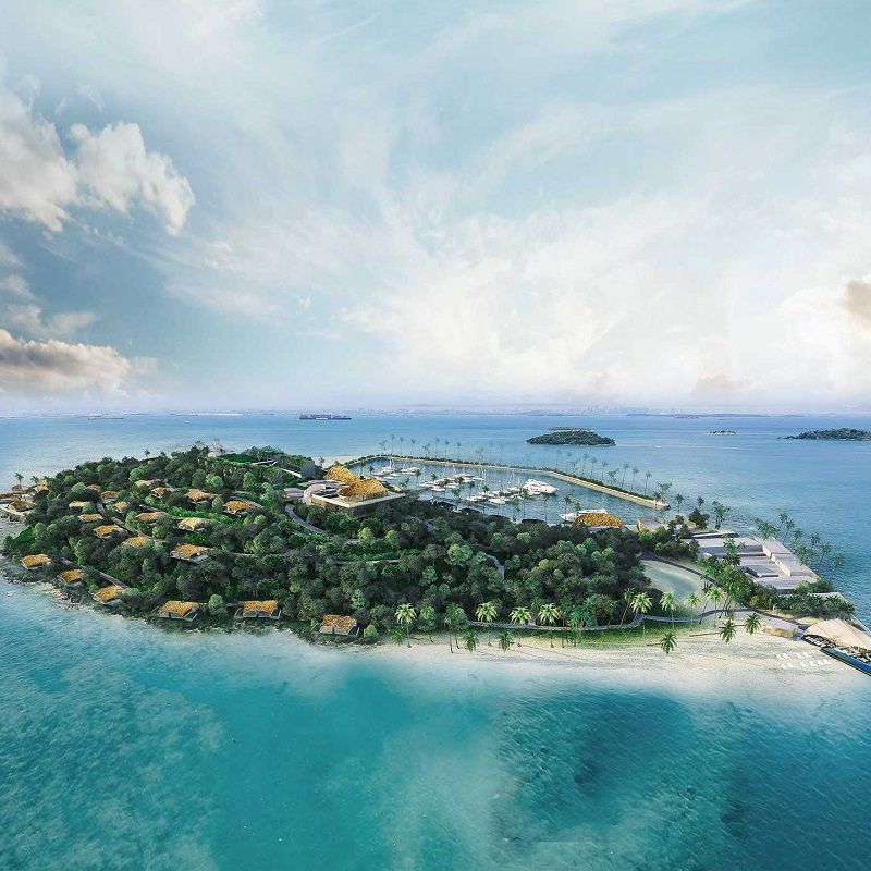 All the details on Nirup Island, located 15 minutes away from Singapore