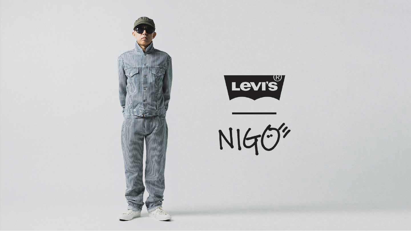 NIGO returns with Levi's for a two-piece SS23 Hickory Stripe Capsule