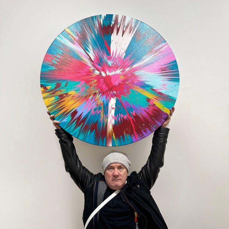 Damien Hirst’s new project lets collectors create their own ‘Spin Paintings’ artworks