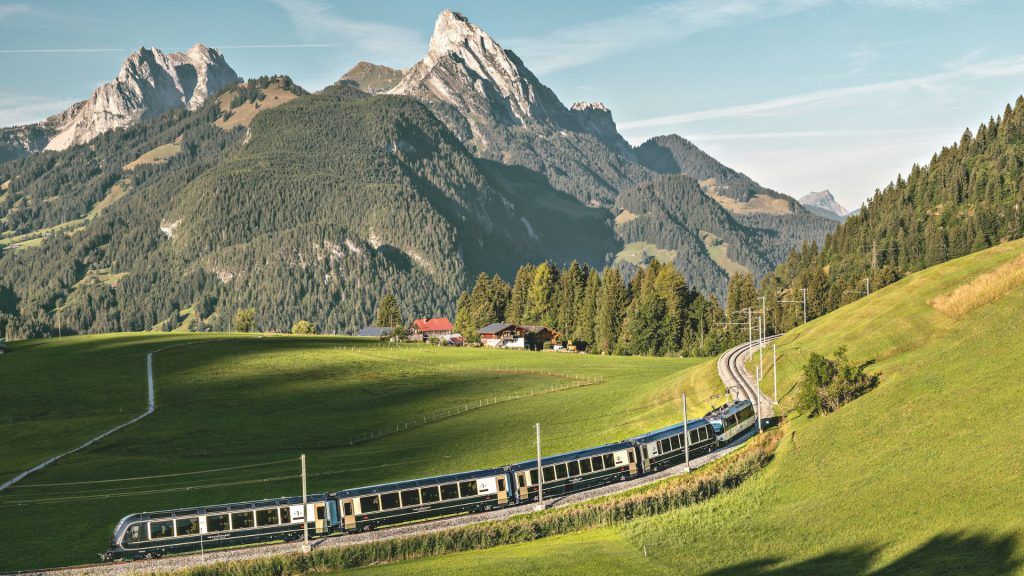 Take the grand train tour of Switzerland with Roger Federer and Trevor Noah
