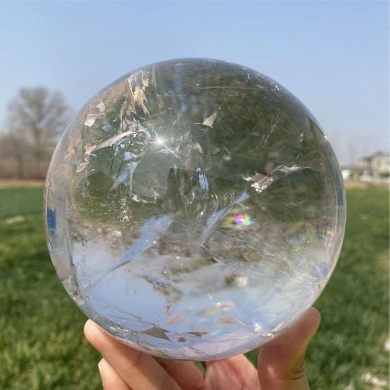 Прозрачный кварцевый шар