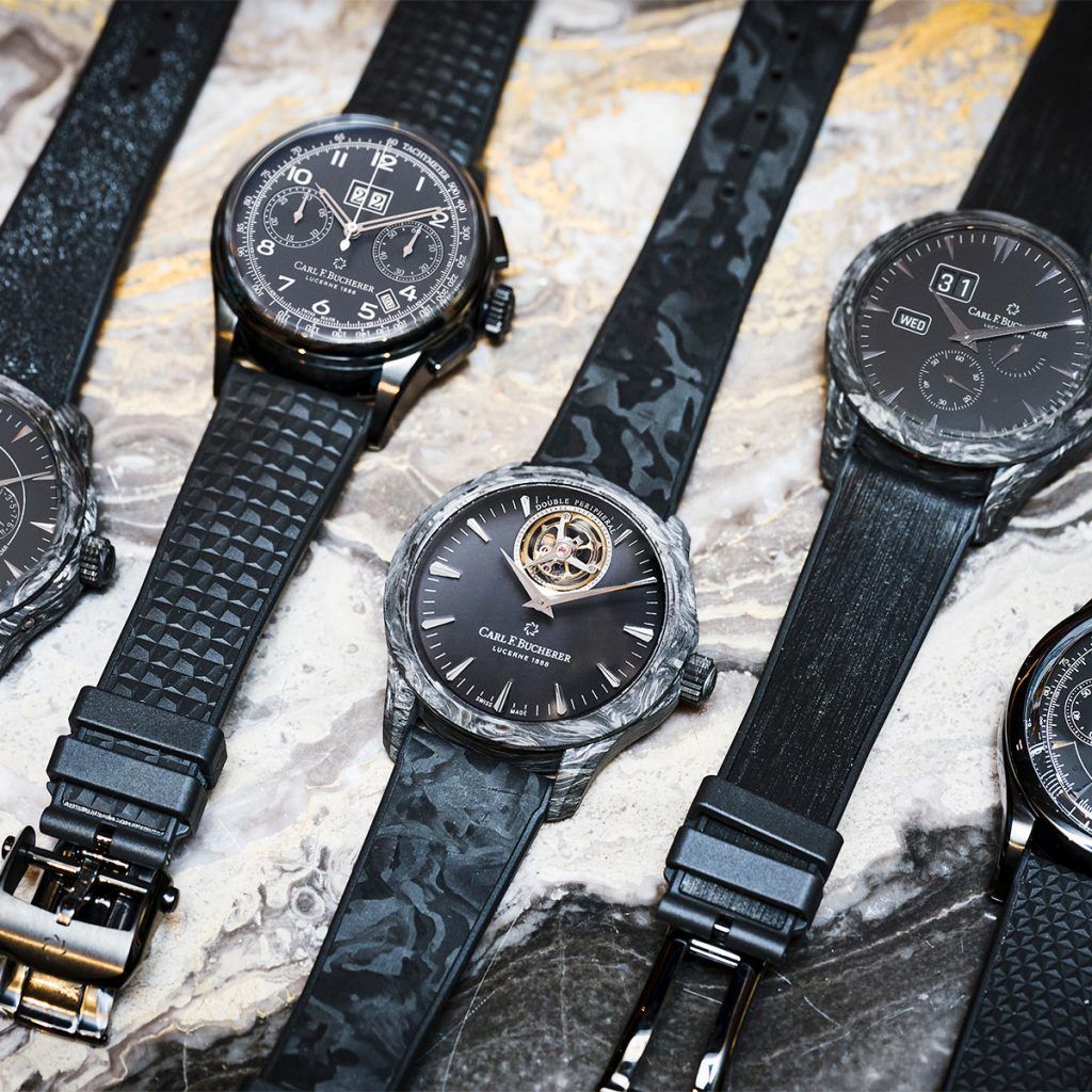 Carl F. Bucherer brings its black carbon Manero watch capsule to Hong Kong