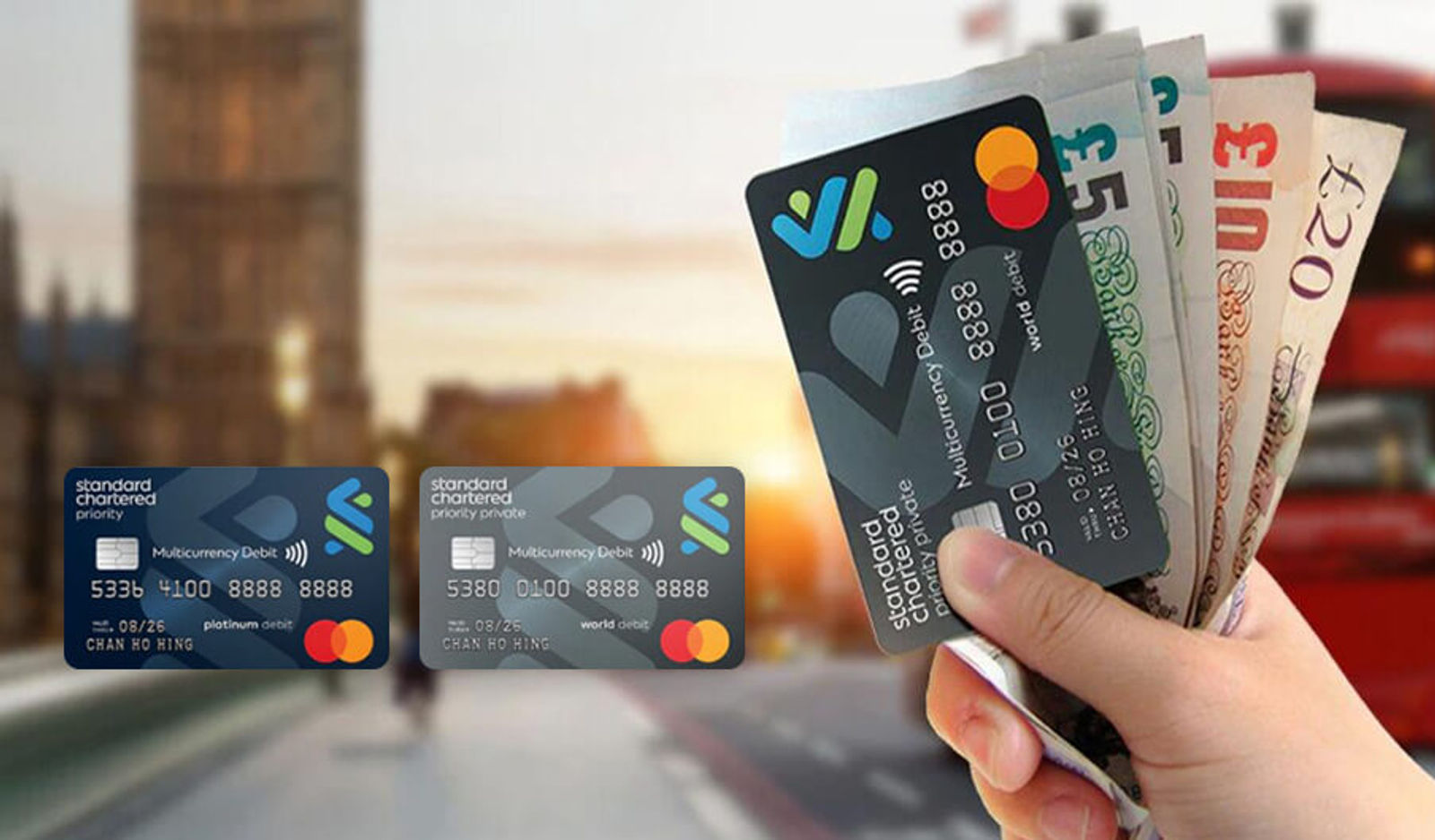 Standard Chartered's Mastercard Debit Card offers a 5 rebate