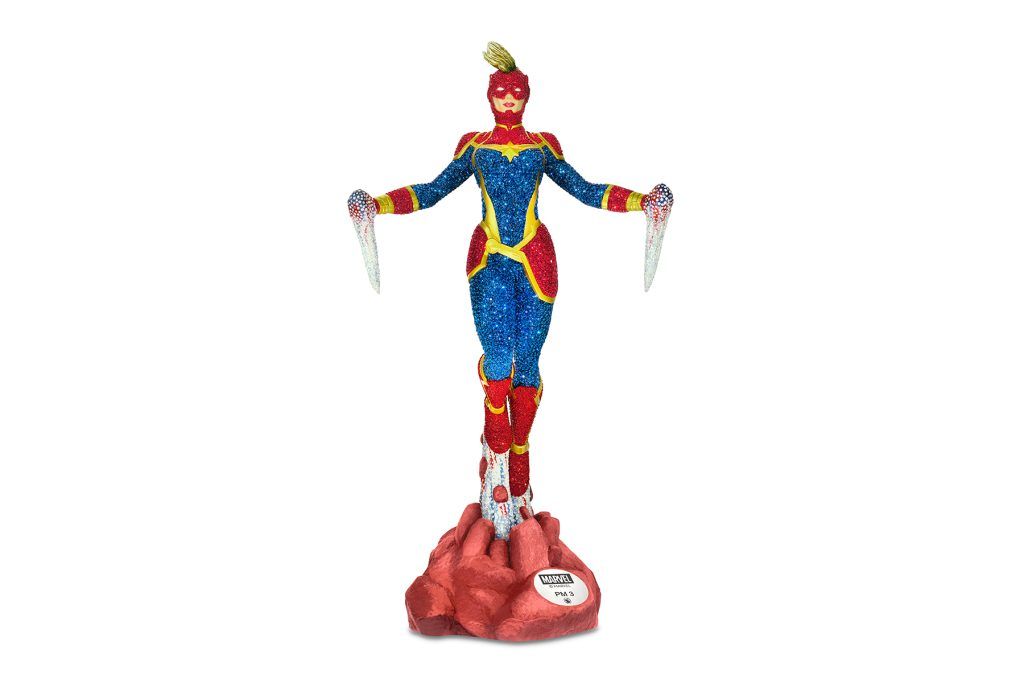 marvel swarovski captain marvel