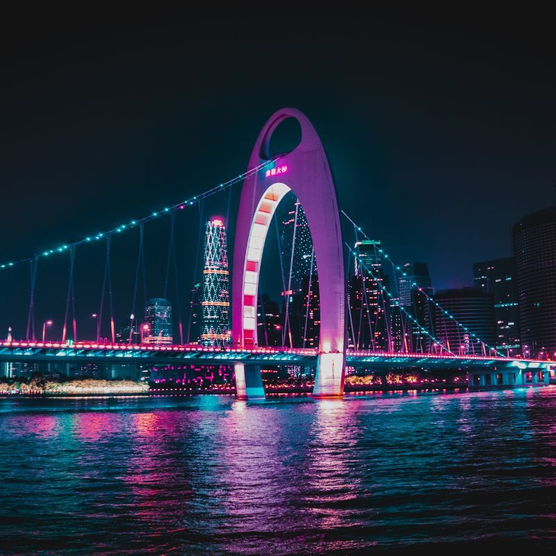 Guangzhou is now only two hours away from Hong Kong by ferry