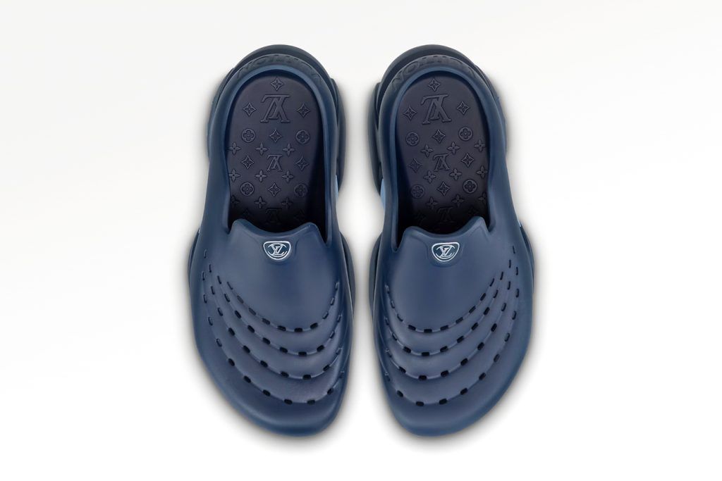 Original Louis Vuitton Men'S SS 2023 Shark Foam Clogs Sandal in