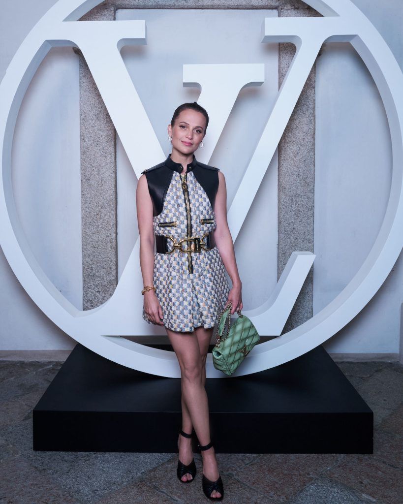 Alicia Vikander Louis Vuitton Showcase