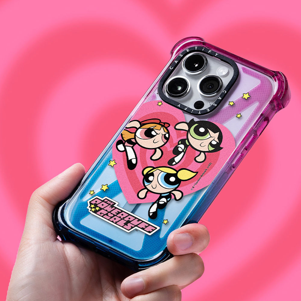 The Powerpuff Girls x Casetify includes sugar, spice and 