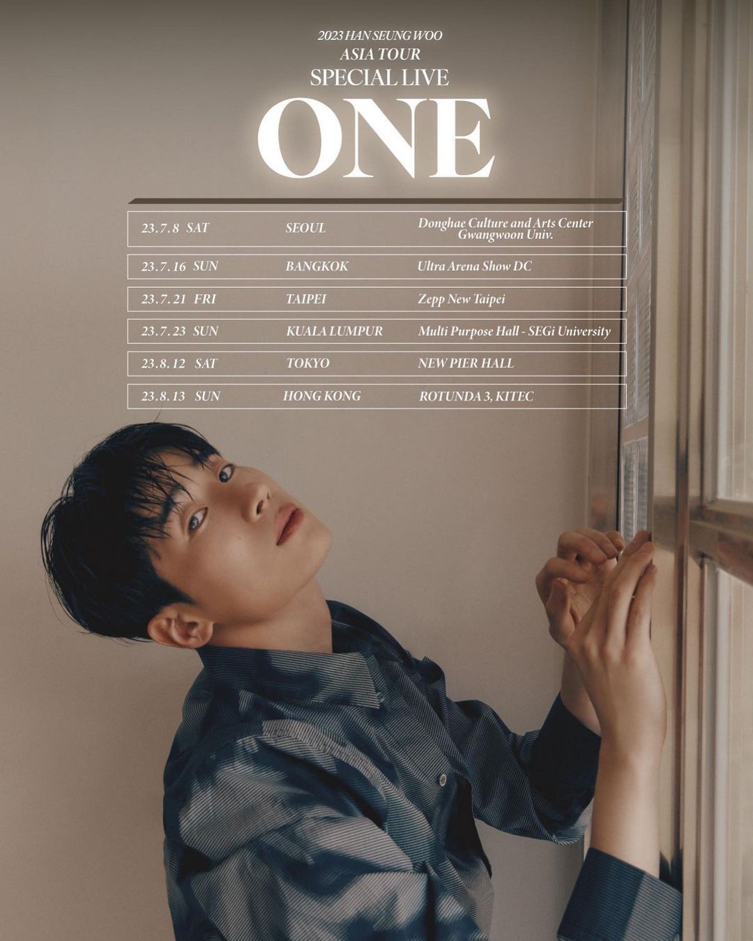 Han Seungwoo, Kuala Lumpur, concert