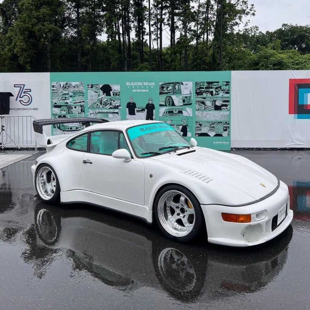 The Daniel Arsham RWB Porsche 964 Slantnose has been unveiled