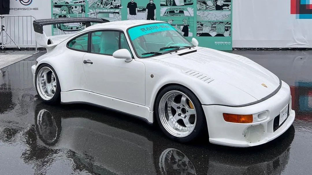 The Daniel Arsham RWB Porsche 964 Slantnose has been unveiled