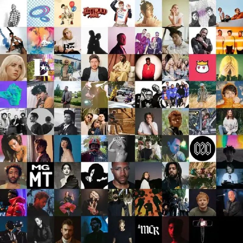 Spotify Rainbow Collage: How to create and share artwork based on Song Data