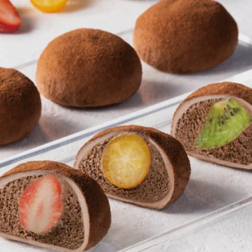 Godiva combines chocolate and fruit with traditional Japanese Daifuku