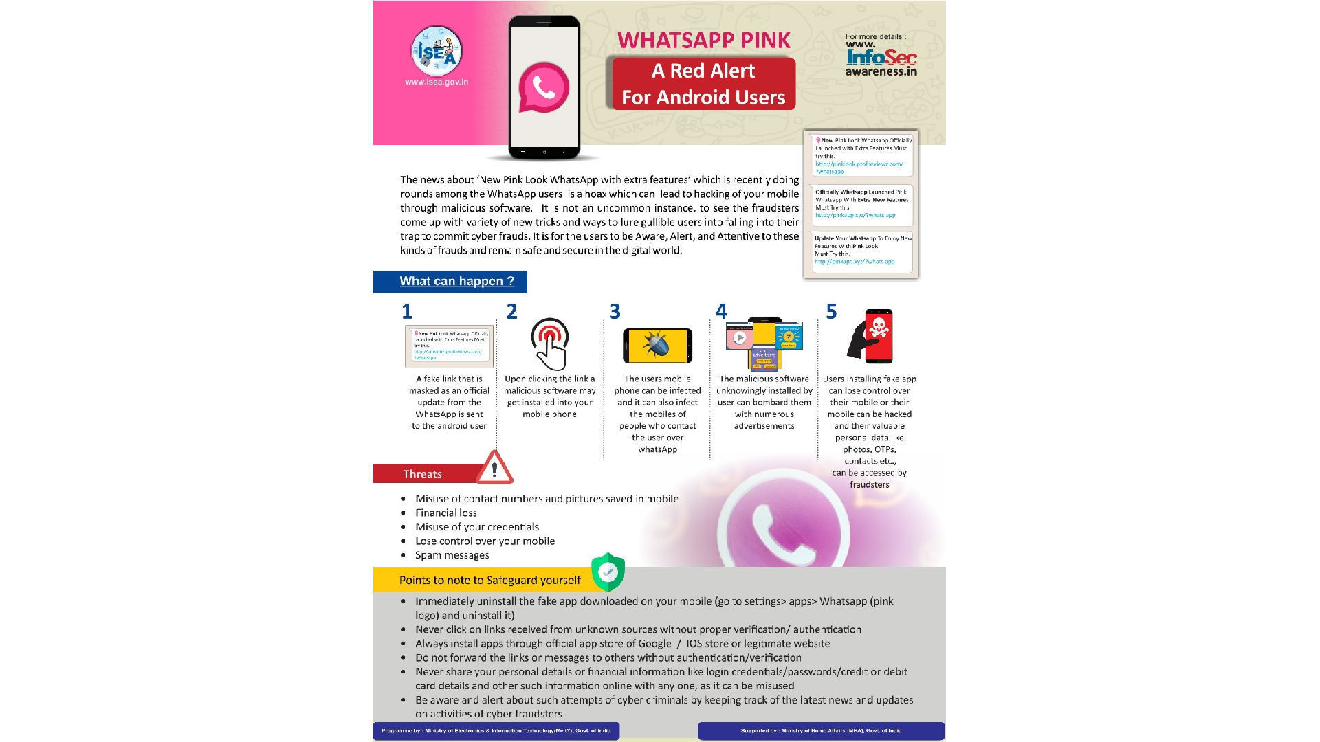 pink whatsapp