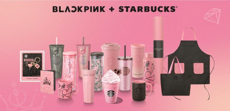 アイドル Blackpink x starbucks BLACKPINK Starbucks limited collaboration in Hong Kong prices