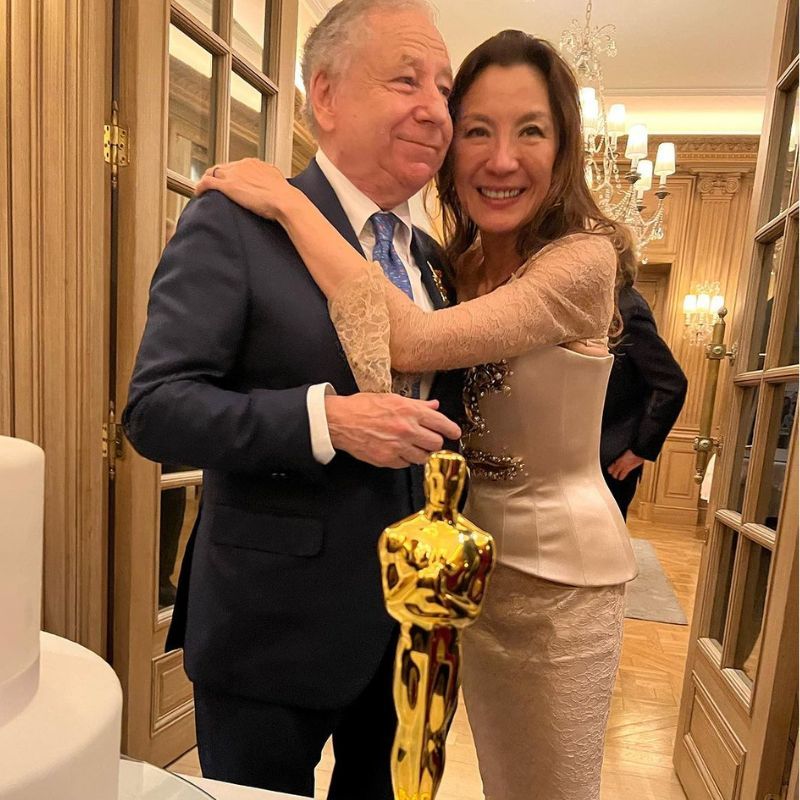Actress Michelle Yeoh finally weds her long-time fiancé Jean Todt