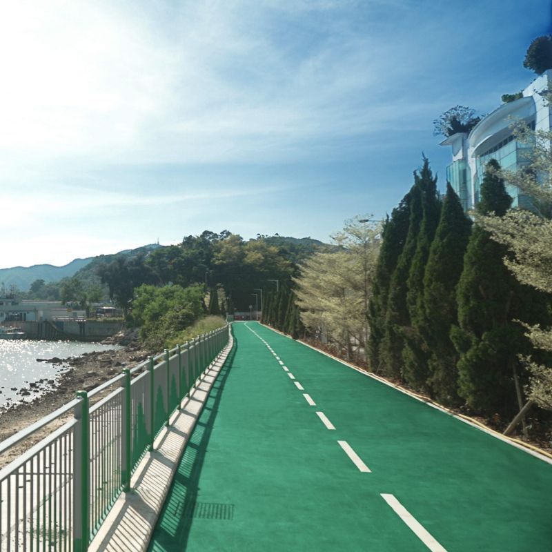 Hong Kong gets a scenic waterfront cycle track in Tai Po
