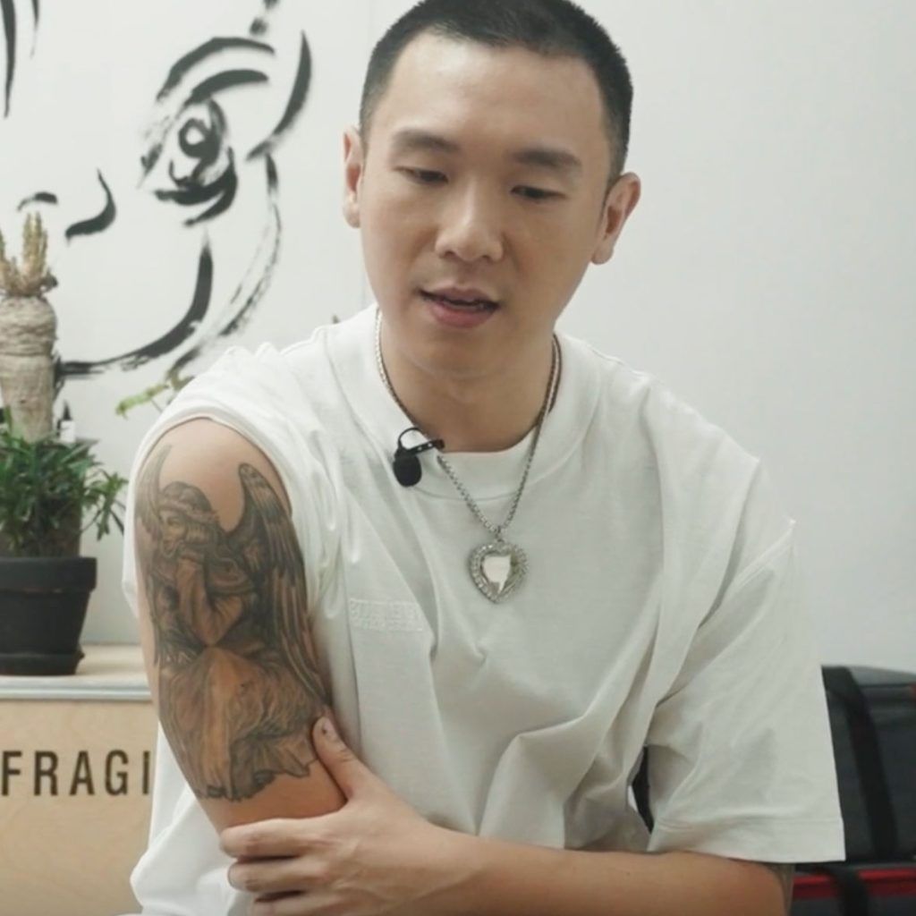Ernest Chang’s tattoos reveal his past struggles with metal health and overcoming obstacles