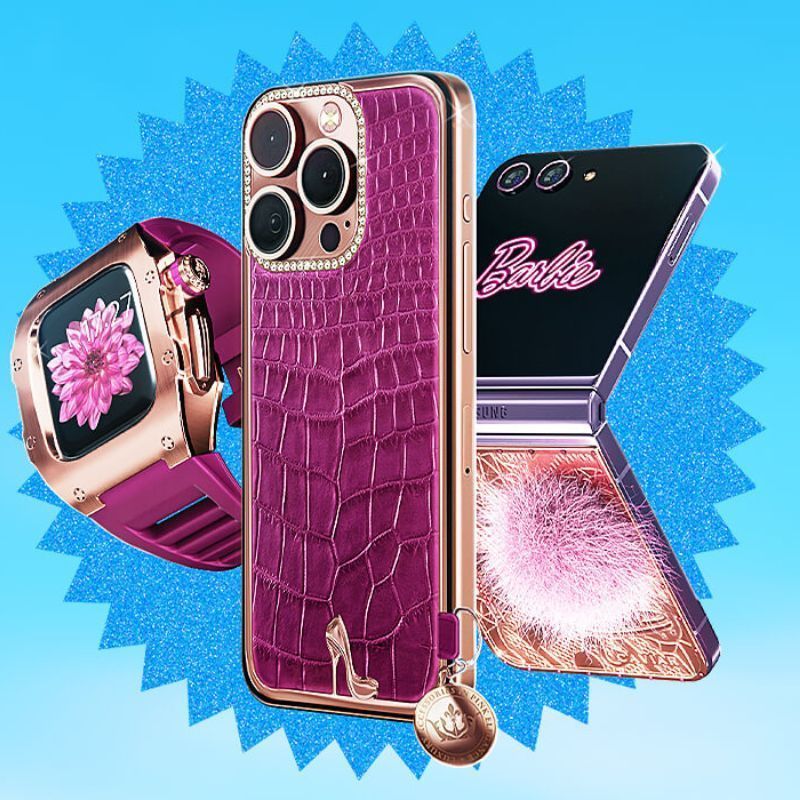 Caviar announces Barbiecore phone designs for iPhone 15 Pro, Galaxy Z Flip 5