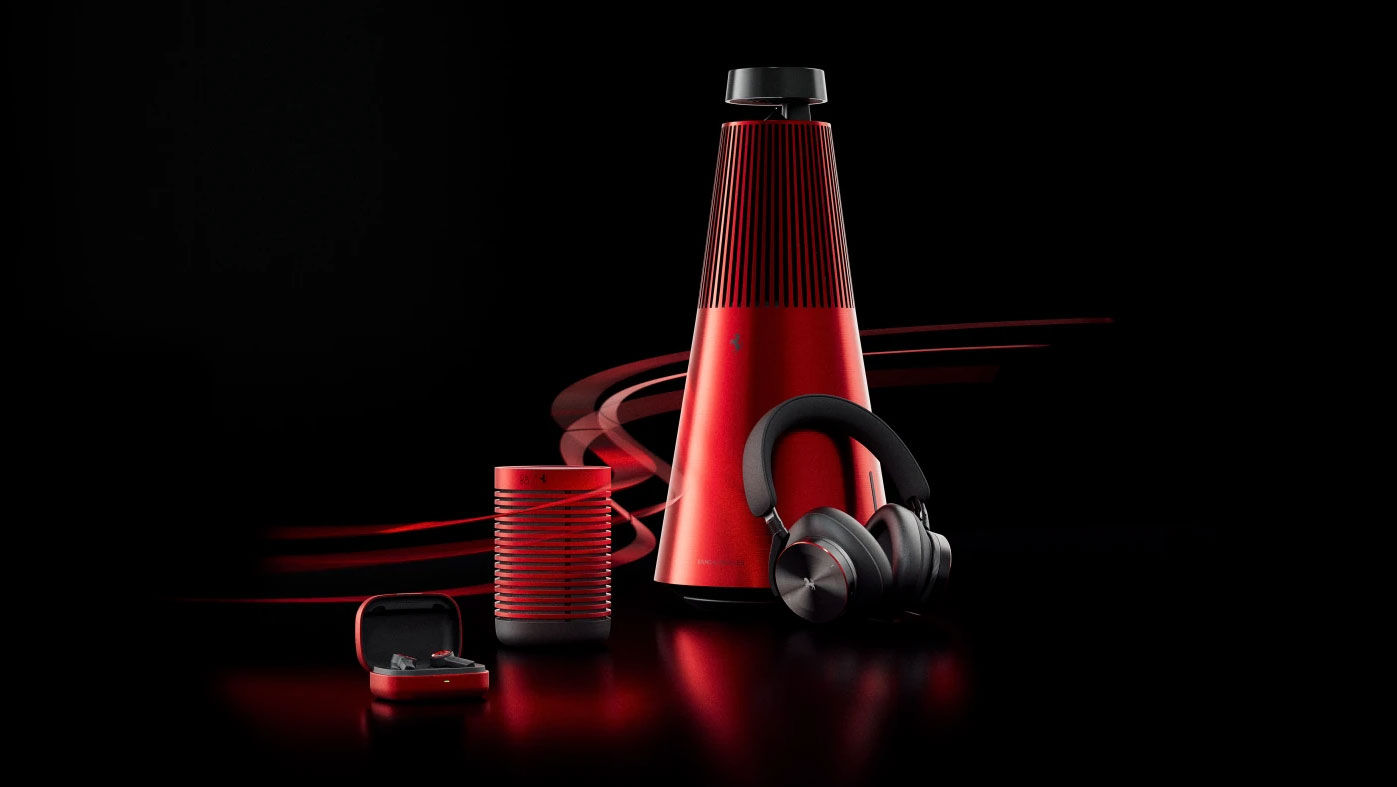 Bang & Olufsen launches “The Ferrari Collection” in racing red