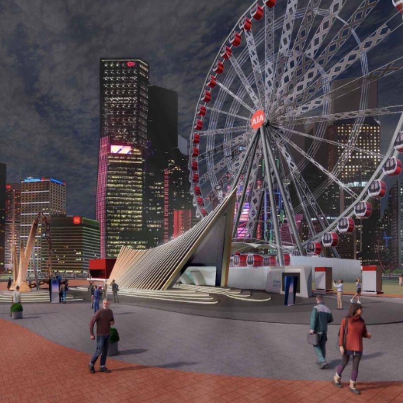 A giant ship anchor will be the newest attraction at the Central Harbourfront