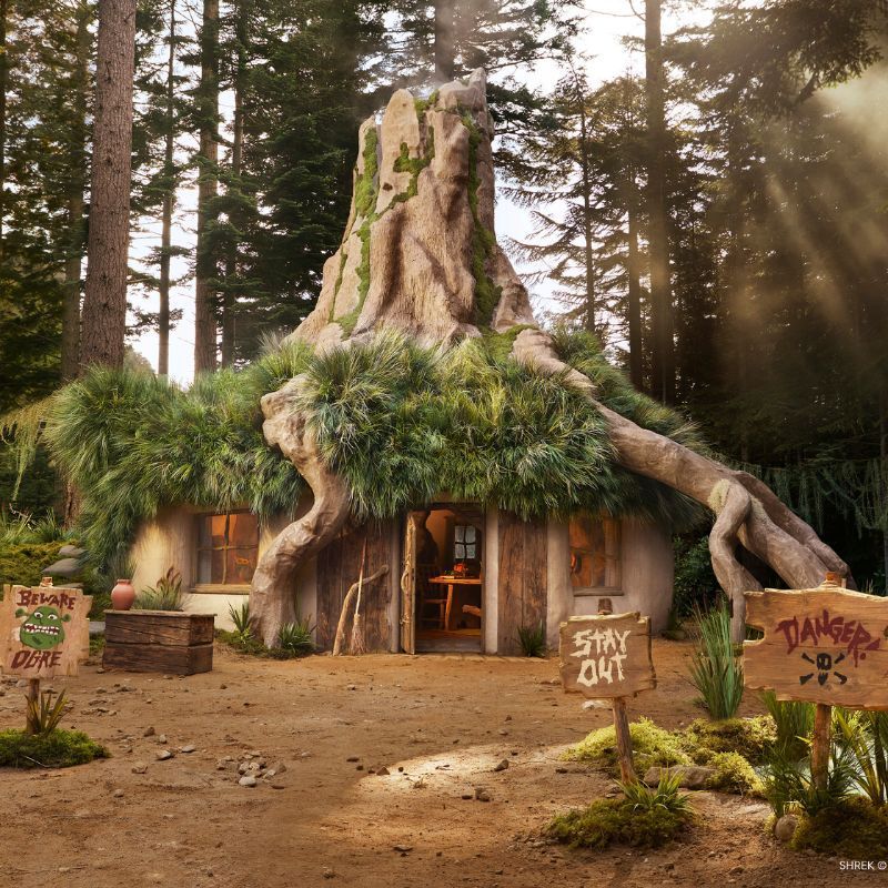 This Shrek Swamp stay is open for Halloween thanks to Airbnb. Plus, Donkey’s hosting!