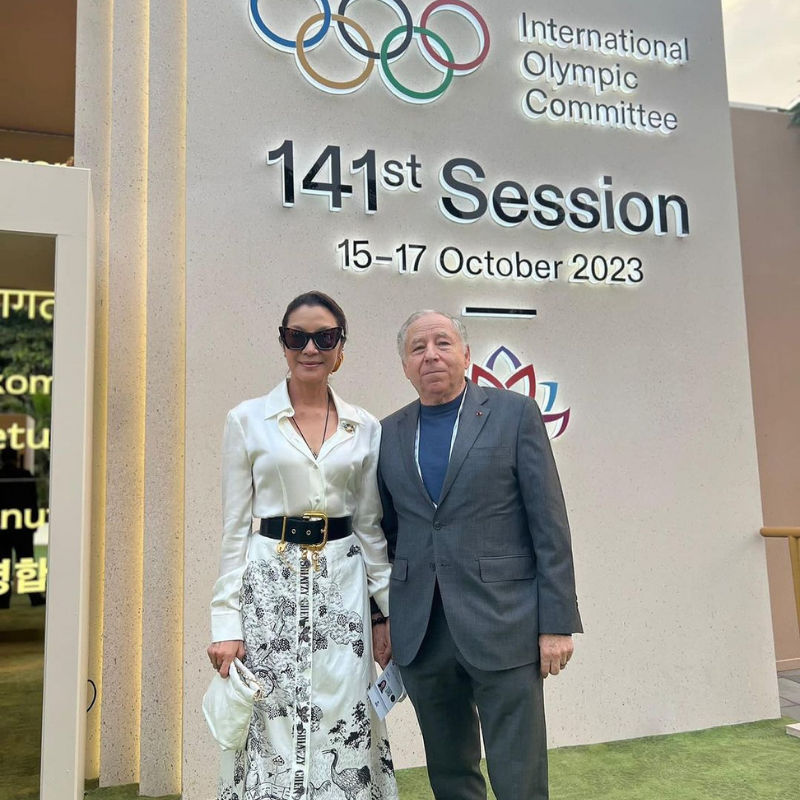 Michelle Yeoh is one of the newest members of the International Olympic Committee