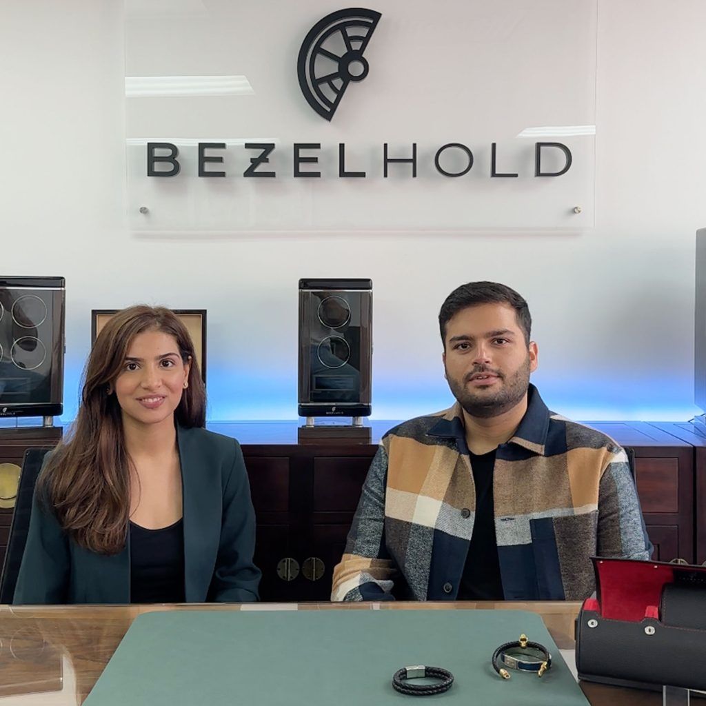 L/R WRIST: BezelHold shows their “his & hers” watch and jewellery pairing