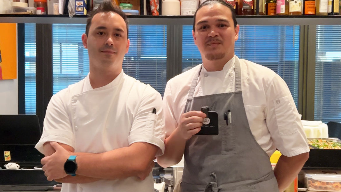 Chefs Sebastian Lorenzi and Jason Wolf show simple is best for Arcane’s ‘Staff Meal’