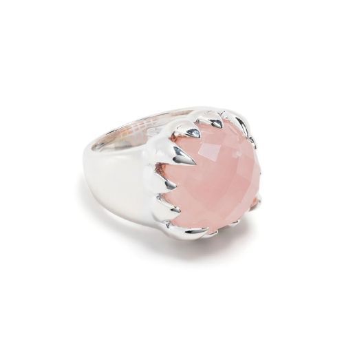 Украденное кольцо Girlfriends Club с розовым кварцем