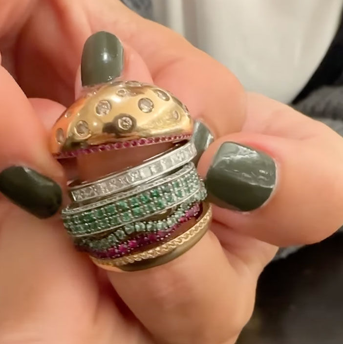 Nadine Ghosn breaks down her famous “Veggie Burger Ring”