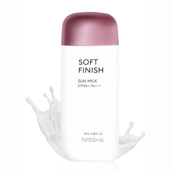 Missha All Вокруг Soft Finish Солнечное молочко