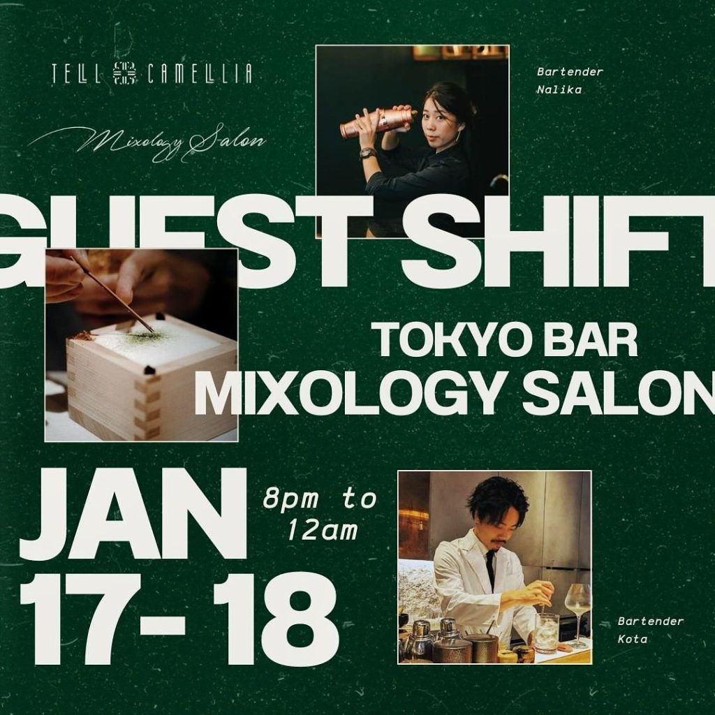 Tell Camellia brings Tokyo’s Mixology Salon to Hong Kong with guest shift on January 17 to 18
