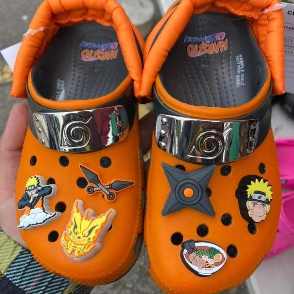 Take a peek at the upcoming ‘Naruto: Shippuden’ x Crocs collaboration