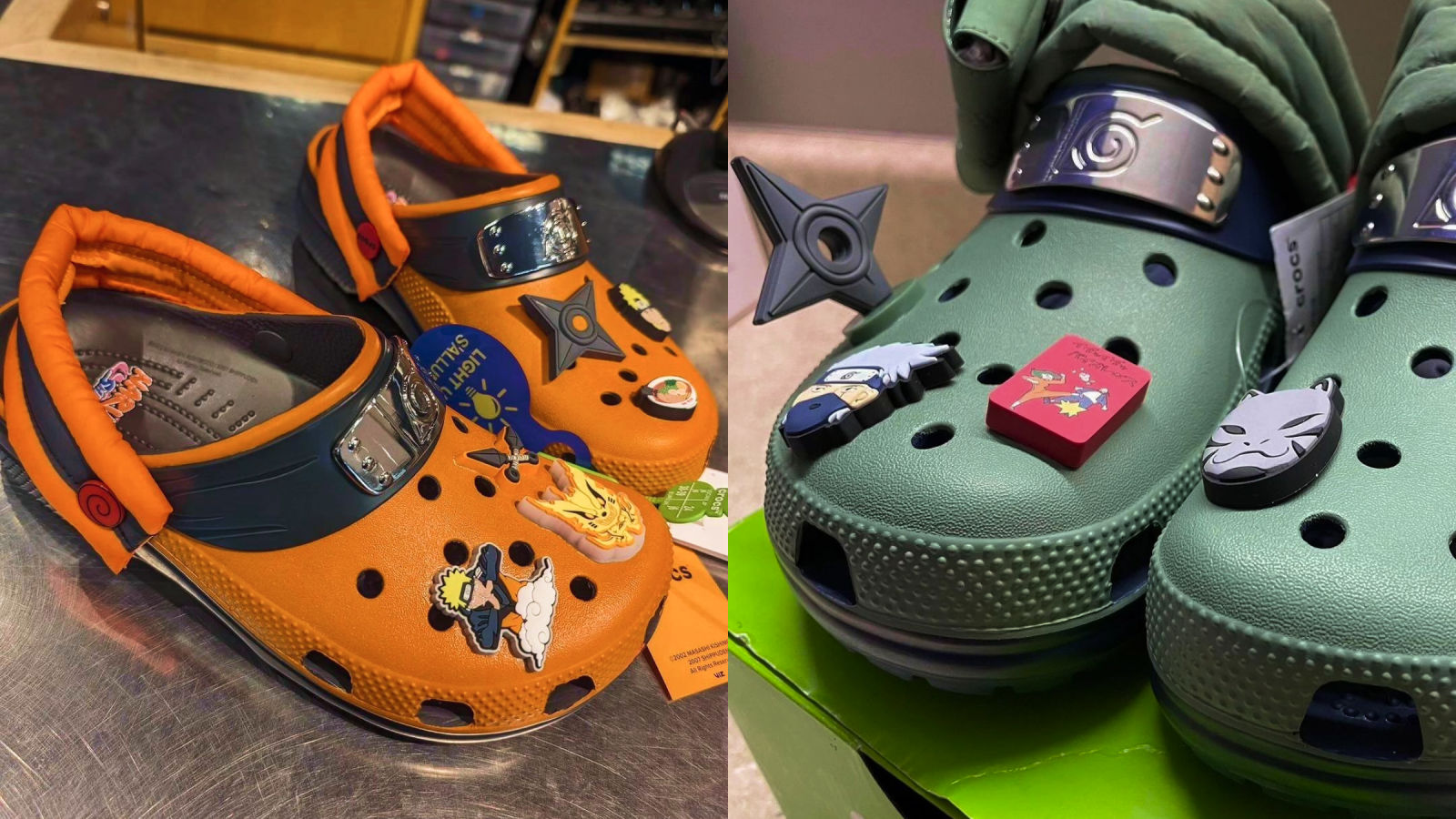 Take a Peek at the Upcoming Naruto x Crocs Collaboration