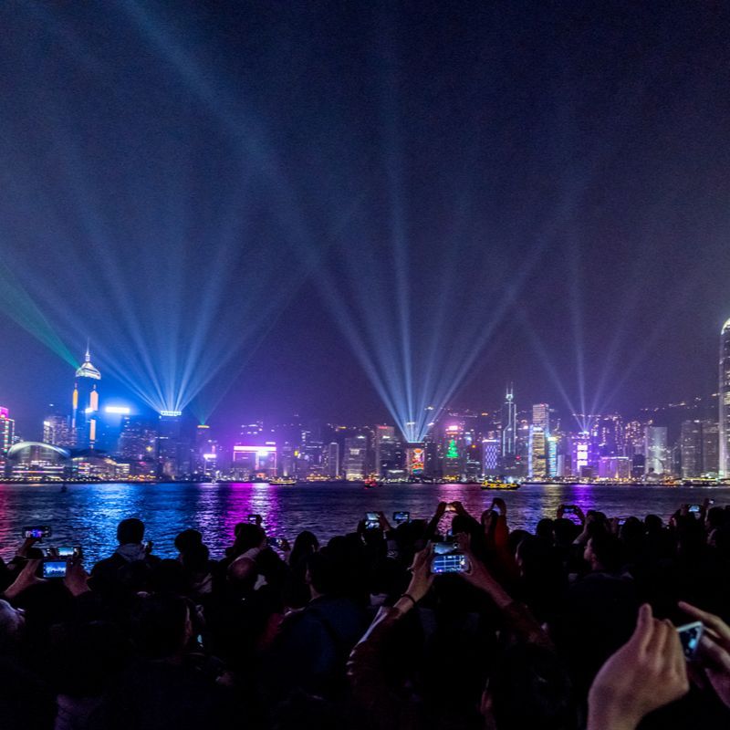 A brand new Symphony of Lights display will light up Hong Kong