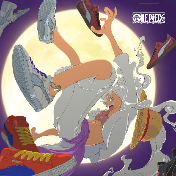 Four Emperors from ‘One Piece’ inspire latest PUMA Suede pack