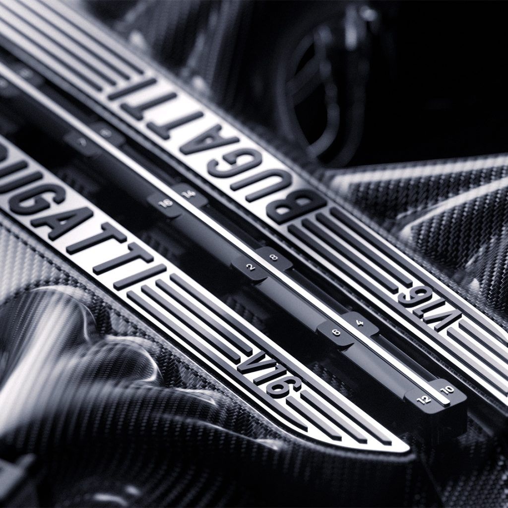 Bugatti teases its new screaming V16 hybrid engine in new video